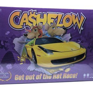 Cashflow Get Out Of The Rat Race Board Game NIB Spanish Edition